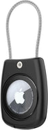 HATALKIN Compatible with Apple AirTag Holder, IPX8 Waterproof AirTag Secure Holder with Wire Cable Air Tag Lock Keychain Key Ring Holder Case Lugg...
