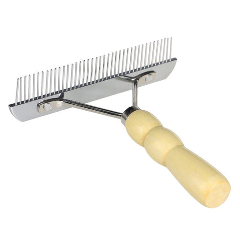 Pet Comb,Dog Long Hair Brush,Large Animal Grooming Rake Dog Brush For Long Haired Dogs...