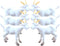 NUOBESTY Mini Goat Figurines 6pcs Plastic Realistic White Goat Animals Simulated Small Lambs Action Models Tiny Farm Sheep Figures Learning Educat...