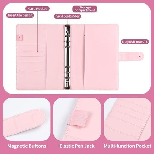 100 Envelope Challenge Binder,Savings Challenge Book - Easy & Fun Way to Save $5,050 Challenge Book Savings Challenges Budget Book Binder with Cas...