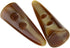10pcs Large Horn Imitation Tooth Toggle Buttons Compatible with Coat Jacket Blazer Cream Bone...