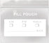 Zipper Pill Pouch Bags, 3” x 2” AM PM Daily Travel Medicine Organizer Storage Pouches for Vitamin and Daily Medication, Reusable Clear Write-on La...