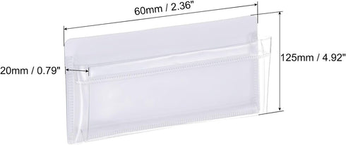 PATIKIL Magnetic Pen Holder for Refrigerator, 2 Pack 125x60mm Dry Erase Marker Pencil Holder Cup Organizer for Fridge Whiteboard Locker, White......