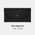 Carrotez Money Envelopes for Cash (PU Leather) Cash Envelopes for Travel and Budgeting, Reusable Cash Envelope Wallet, 1 ea, No Letter Engraving -...