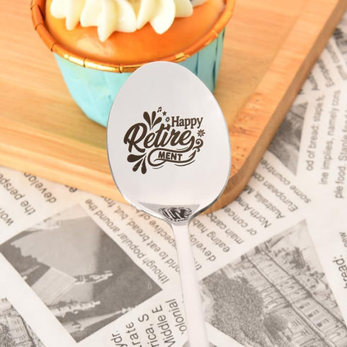 Retirement Gifts for Grnadpa Grandma Happy Retired Gifts for Boss Colleague Retirement Spoons for Men Women Farewell Gifts for Friends Leaving Gif...
