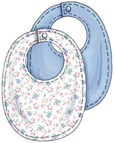 McCall's Patterns M6223 Infants' Coveralls, Top, Bodysuit, Pants, Diaper Cover, Blanket, Booties, Bib and Hat...