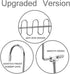 Meetu Closet Organizer - 9.5 Inch Cloth Hanger Magic Space Saving Hangers for Wardrobe Organization (Pack of 8)...