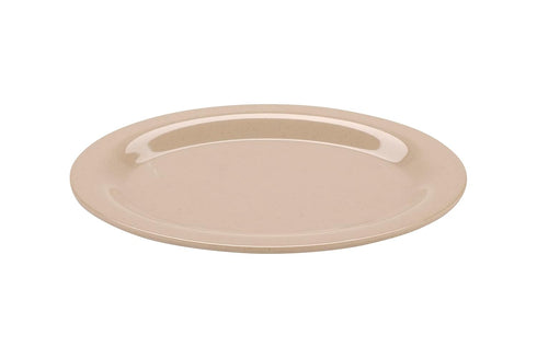 G.E.T. OP-950-S-EC Melamine Oval Serving Platter / Dinner Plate, 9.75" x 7.25", Sandstone (Set of 4), Beige...