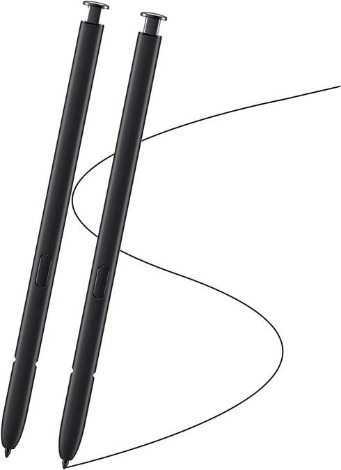 2 Pack Black Galaxy S22 Ultra Pen for Samsung Galaxy S22 Ultra 5G Touch Screen Stylus Pen Replacement Parts for Samsung Galaxy S22 Ultra S Pen No ...