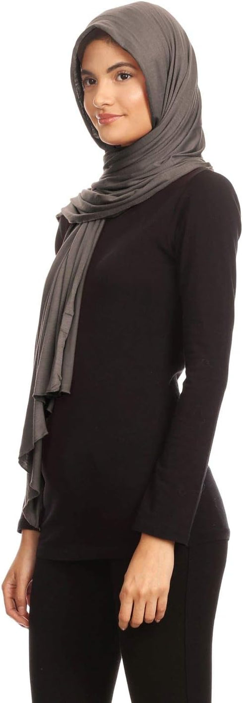 Jersey Hijab Head Scarf for Women - Made in the USA - Muslim, African and Indian Fashion Compatible...