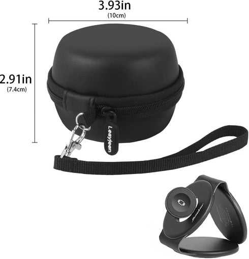 Leayjeen Travel Case Compatible with Hicober 3 in 1 Charging Station/UCOMX Nano Magnetic 2 in 1 Wireless Charger,Foldable Magnetic Charging Statio...