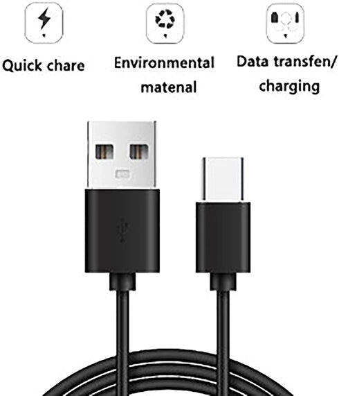 Adhiper Replacement USB-C Cable Cord Charging Power Cord Data Synchronization Cable Compatible for Nikon Z6 Z7 Cameras Compatible for Canon EOS R ...