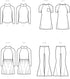 McCall's Children's and Girls' Knit Top, Dresses and Pants Sewing Pattern Kit, Design Code M8353, Sizes 7-8-10-12-14...