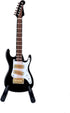 Dselvgvu Wooden Miniature Electric Guitar with Stand and Case Mini Musical Instrument Miniature Dollhouse Model Birthday Present (Electric Guitar:...