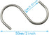 30pcs 2 Inch Silver S Shape Hooks Heavy-Duty Hanging Hooks Pot Pan Hanger Clothes Storage Rack Tool Kitchen Tools...