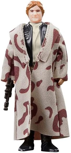 STAR WARS Retro Collection Han Solo (Endor), Return of The Jedi 3.75-Inch Collectible Action Figures, Ages 4 and Up...