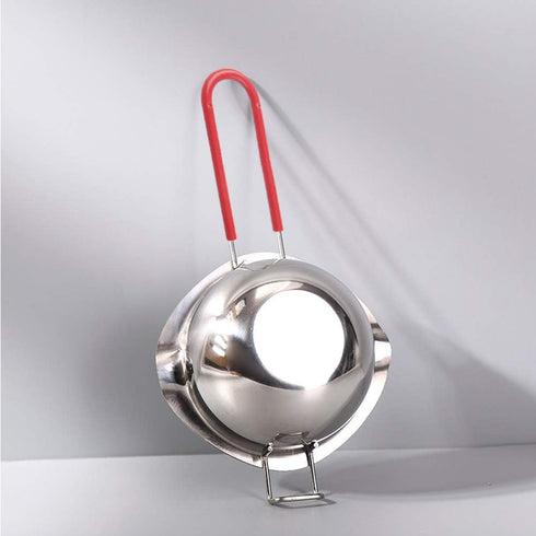 Stainless Steel Double Boiler Pot with Heat Resistant Handle for Melting Chocolate, Candy and Candle Making (18/8 Steel, 20oz, Universal Insert)...