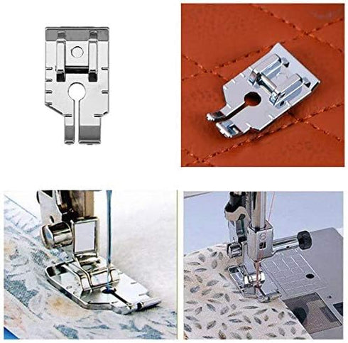 1/4 Inch (Quarter Inch) Quilting Piecing Presser Foot for All Low Shank Snap-On Singer, Brother, Babylock, Euro-Pro, Janome Sewing Machines...