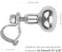 Steering Wheel Spinner, Universal 316 Stainless Steel Steering Wheel Knob Auxiliary Boosters Ball Suicide Power Handle Boat Accessory...