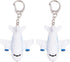 NUOBESTY 2pcs Plane Keychain Led Light Up Airplane Key Ring Cartoon Key Fob with Sound for Bag Purse Charms Car Keys Kids Birthday...