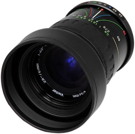 Fotodiox 3-Section Rubber Lens Hood, Sun Shade, 55mm...