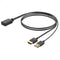 HDMI 800MM Cable/HDMI Extension Cable for GOOVIS G2 Cinema, GOOVIS Pro and GOOVIS G2 VR Headset. High-Speed, Support 3D 4K, Audio sync HDMI Adapte...