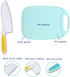 6 Pieces Kids Knife Set, Kids Safe Cooking Knives, Nylon Kids Kitchen Knife ? Crinkle Cutter, Serrated Edges Plastic Toddler Knife Kids Knives ? Y...