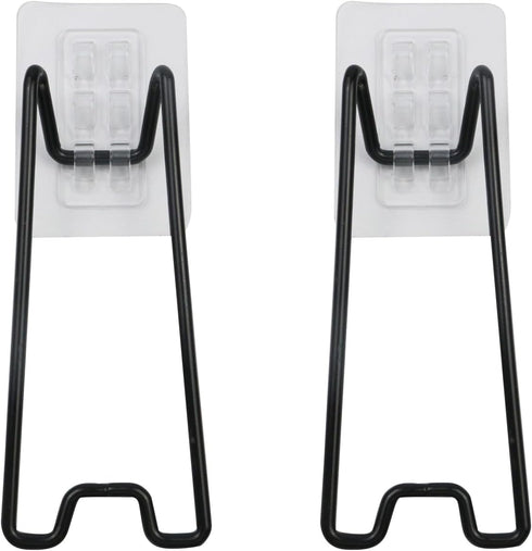 MY MIRONEY 5Pcs Adhesive Easel Back Black Metal Picture Frame Easel Back Stand Self Stick Easel Back Support for Photo Paintings Display, 5.12" He...