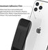Sinjimoru Silicone Mobile Phone Grip with Stand, Cell Phone Stand for Desk & Secure iPhone Holder Strap for All Smartphone. Sinji Grip Silicone Bl...