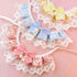 Pet Pink Adjustable Collar Dog Detachable Lace Neckerchief Cat Scarf Accessories Puppy String Bib for Small Medium Pet, Neck 9.84-11.81 Inches(M,p...
