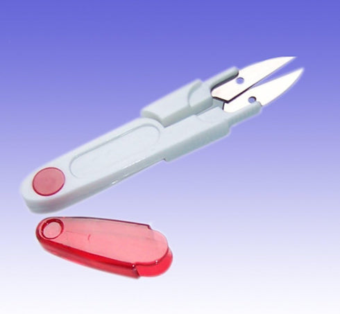 CJESLNA 1 X Thread Cutter Scissors Clipper Snips&Safety Cover for Cross-Stitch Embroidery Random Color...