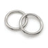 Heavy Duty Stainless Steel Metal O-Ring Welded Metal Round Rings for Camping Belt, Luggage Hardware Accessories (4, 8 x 50mm ID)...