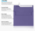 LUXPAPER A7 Invitation Envelopes for 5 x 7 Cards in 80 lb. Wisteria, Printable Envelopes for Invitations, w/ Peel and Press Seal, 50 Pack, Envelop...