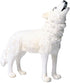 Flormoon Animal Figures Realistic Roaring Wolf Plastic Early Educational Toys Cupcake Topper Party Gift for Kids 3+ Year Old(White)...