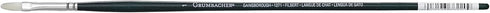 Grumbacher Gainsborough Filbert Oil and Acrylic Brush, Hog Bristle, Size 1 (1271T.1)...