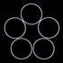 X AUTOHAUX Silicone O-Rings, 48.6mm OD 45mm ID 1.8mm Width VMQ Seal Gasket for Compressor Valves Pipe Repair, White, Pack of 20...