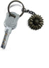 Antique Bronze Colored Sunflower Pendant Key Chain-Bronze Key Ring-Sunflower Keyring Keychain...