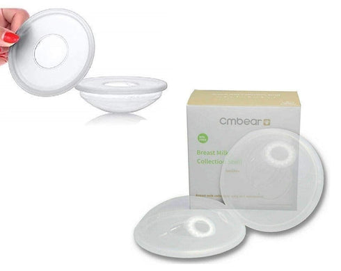 Breast Milk Leaking Storage Collection Shell Nursing Mom for Breastfeeding Nipple Cups Reusable Washable(2 Pack)...