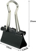 64Pcs Mini Binder Clips, 0.5 inch(13mm), Paper Clamps Micro Size for Office Supplies, Black...
