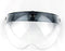 WANCAR Universal Motorcycle Retro Pilot-Style Standard 3 Snap-Button Visor Flip Up Down Open Face Helmet Wind Shield(Clear)...