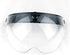 WANCAR Universal Motorcycle Retro Pilot-Style Standard 3 Snap-Button Visor Flip Up Down Open Face Helmet Wind Shield(Clear)...