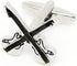 Silver Electric Guitar Men CuffLinks in Gift Box for Business Wedding Anniversary Shirt Present Unisex Metal Cuff Links...