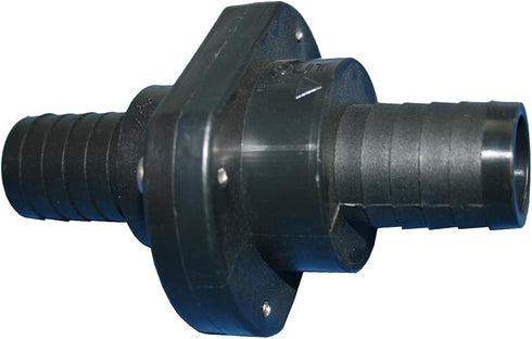 T-H Marine Double Barb Inline Scupper Check Valve - 1-1/8" - Black...