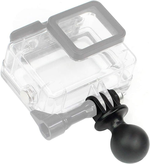 1" Ball Mount Universal Head Adapter with Thumb Screw Fit for GoPro Hero 9, 8 Black, 7 Black, 7 Silver, 7 White, 6, 5, 4, 3+, 5Session, MAX, DJI O...