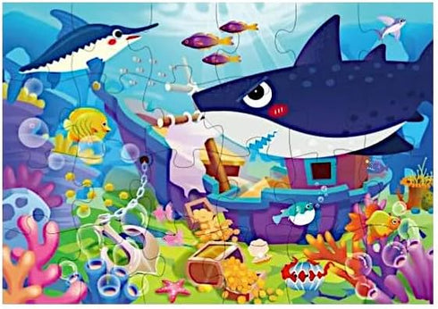 Jigsaw Puzzle for Kids, 24 Pieces, Toddler Learning Educational Toys, Children Gifts for 3 4 5 6 Year Old Boys Girls, Jigsaw Puzzles for Kids (Und...