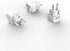 BESTEK Europe Travel Plug Adapter, Grounded Universal Type E/F Plug Adapter EU to US Adapter - Ultra Compact for Most of Europe, Asia Countries an...