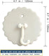 Ceiling Mosquito Net Hooks - Super Glue Dome & Bed Canopy Hooks for Home, Easy to Install (2set)...