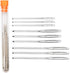 Hekisn Large-Eye Blunt Needles, 12 Pieces Pro Quality Stainless Steel Yarn Knitting Needles, Sewing Needles, Crafting Knitting Weaving Stringing N...