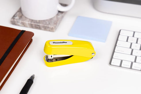 Praxxis Pro Office Supplies - Aria-Plus Half-Strip Mini Stapler - Durable, Compact, and Colorful Stapler for Office and Travel Use, Compatible wit...