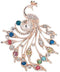 Comelyjewel Brooch Pin Women's Peacock Color Rhinestones Breastpin for Wedding/Banquet/Bouquet...